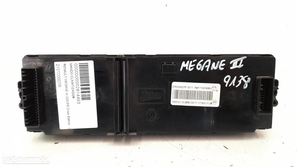 COMANDO CLIMATIZADOR RENAULT MEGANE III COUPÉ 2010 -275100007R - 1