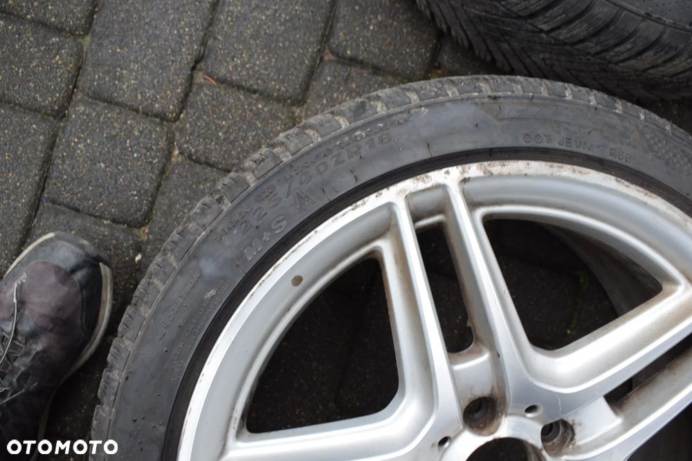 MERCEDES W204 LIFT AMG FELGI KOŁA OPONY 18 WIELESEZONOWE 6.5 MM 5X112 - 12