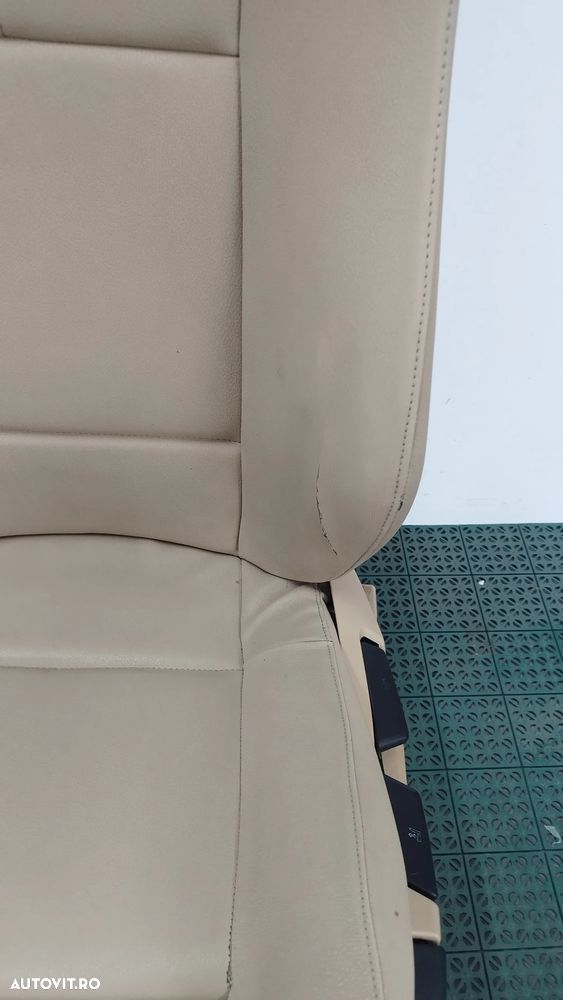 Scaune sport piele bej BMW X3 E83 Facelift de pe masina de Europa( fara incalzire) - 4