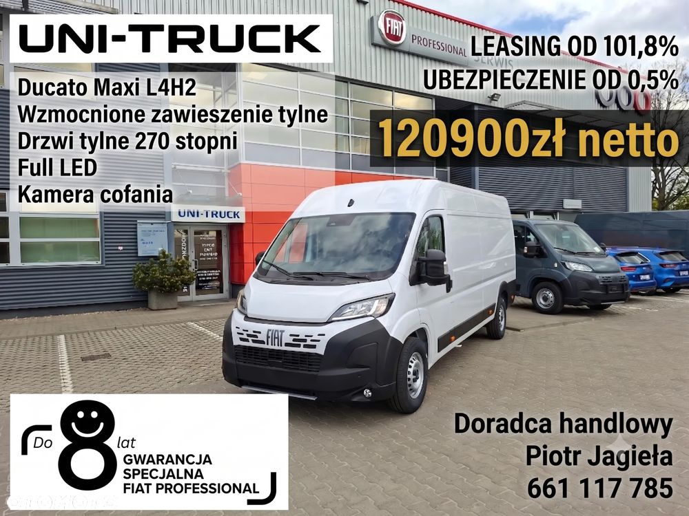 Fiat !!!WYPRZEDAŻ!!! FULL OPCJA!!! DUCATO L4H2 180KM ! FULL LED, Kamera, LCD 10", Android Auto - 2