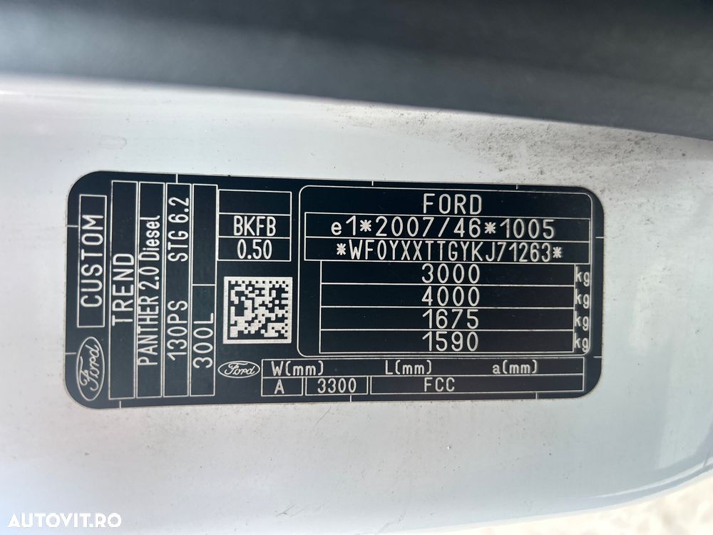 Ford Transit Custom AUTOMAT L2H2 - 38