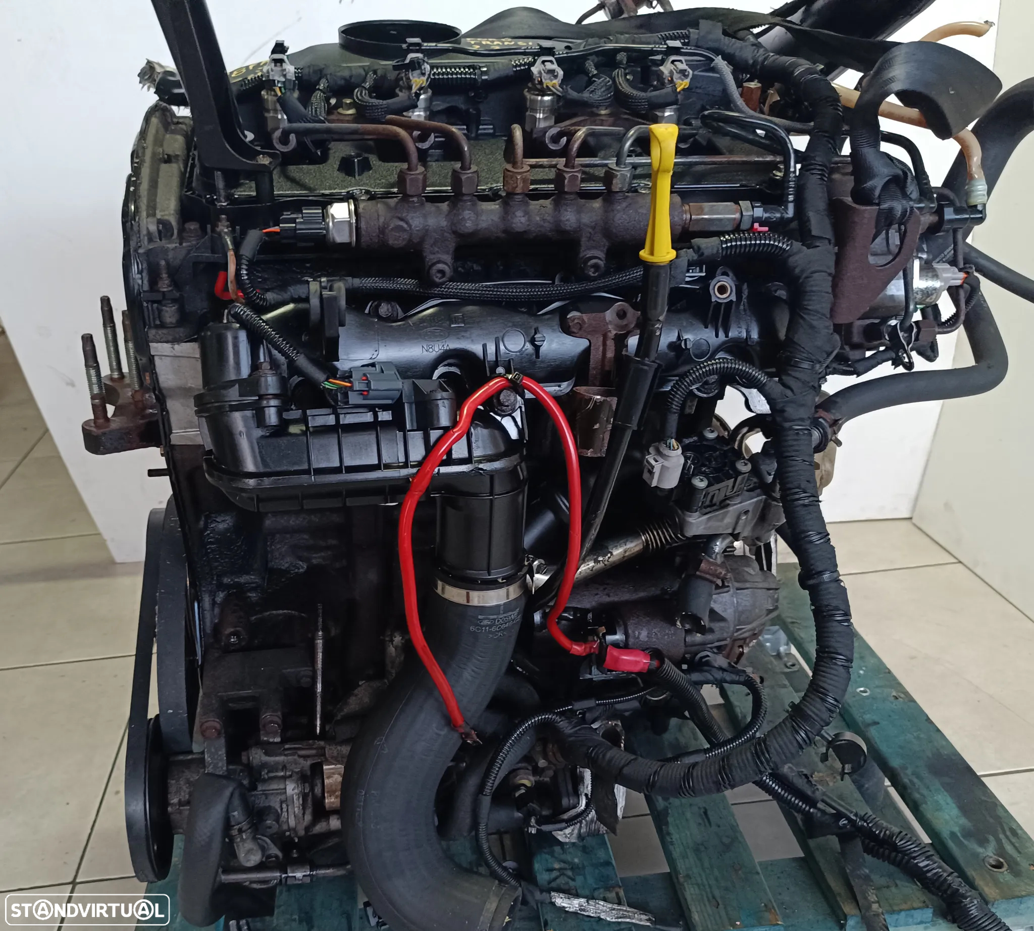 Motor Ford Transit 2.2TDCI 85cv P8FA  caixa 5 velocidades 6C1R 7002 AB - 3