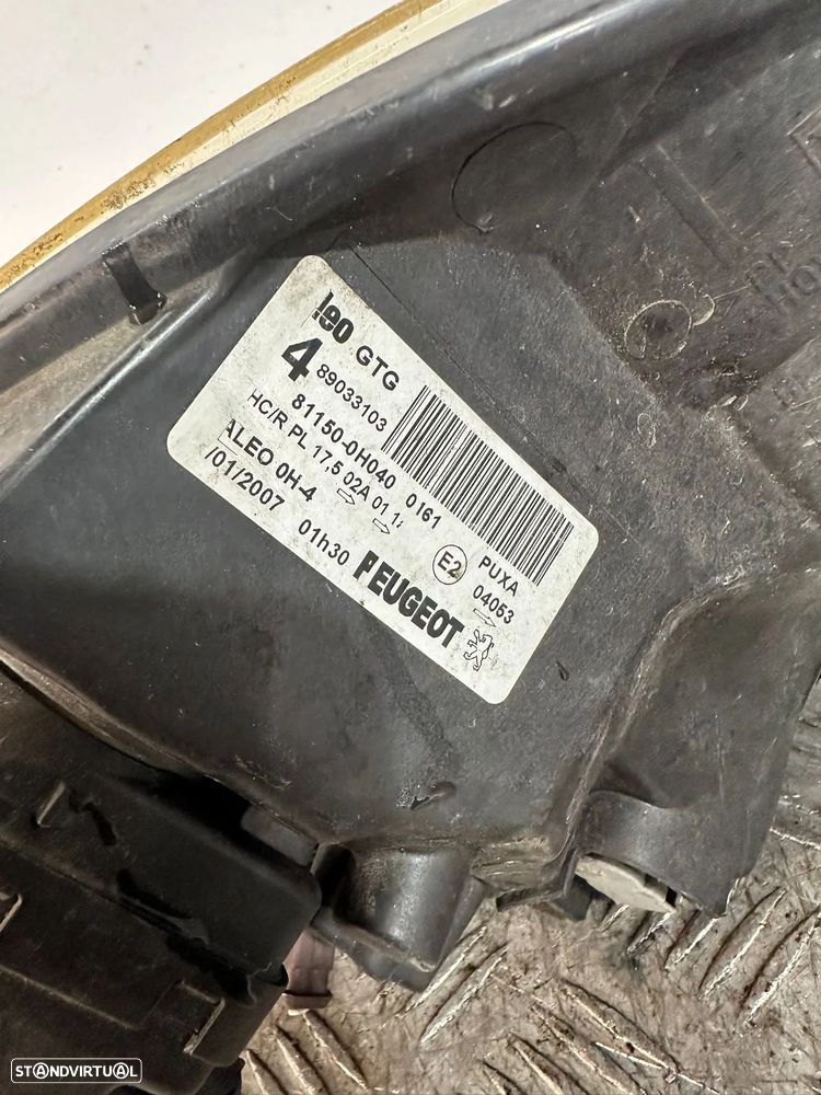 .Oticas Farol Frente Frontal Esquerda Direita Original PSA Peugeot 107 Citroen C1 - 8