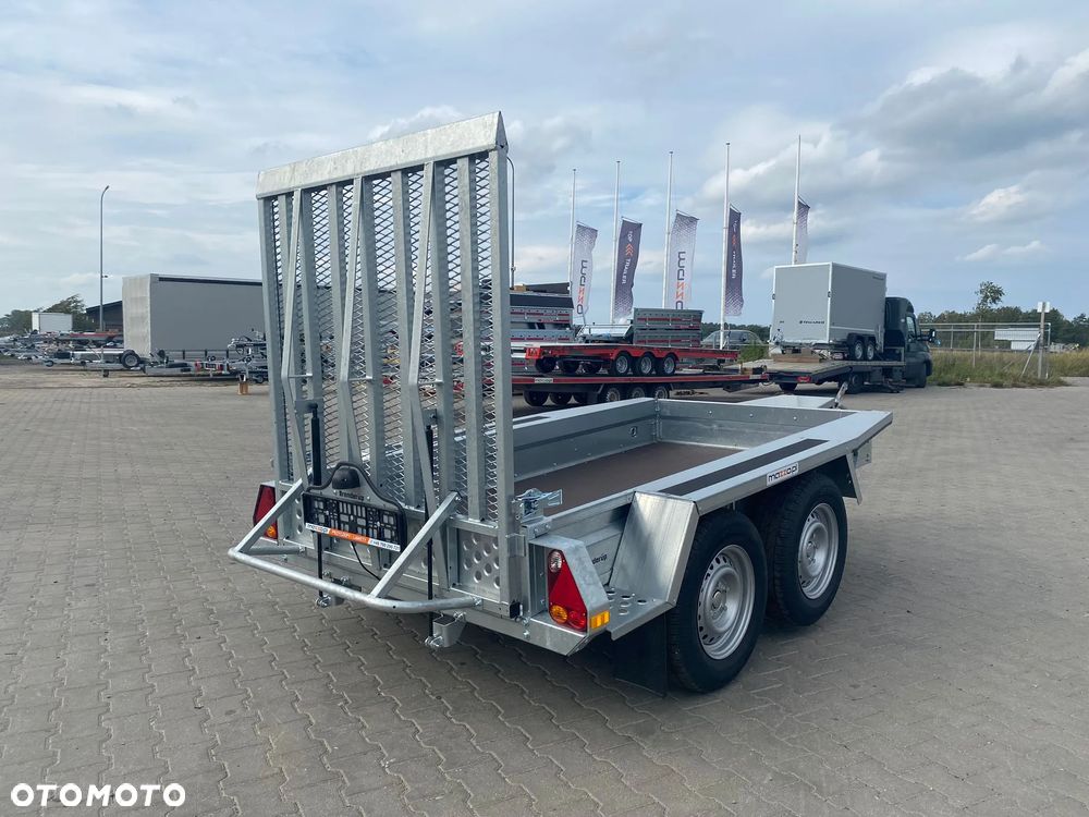 Brenderup Dostawa przyczepa koparkowa budowlanka z trapem 260x126x25cm DMC2600kg MOCNA I SOLIDNA pod minikoparkę - 4