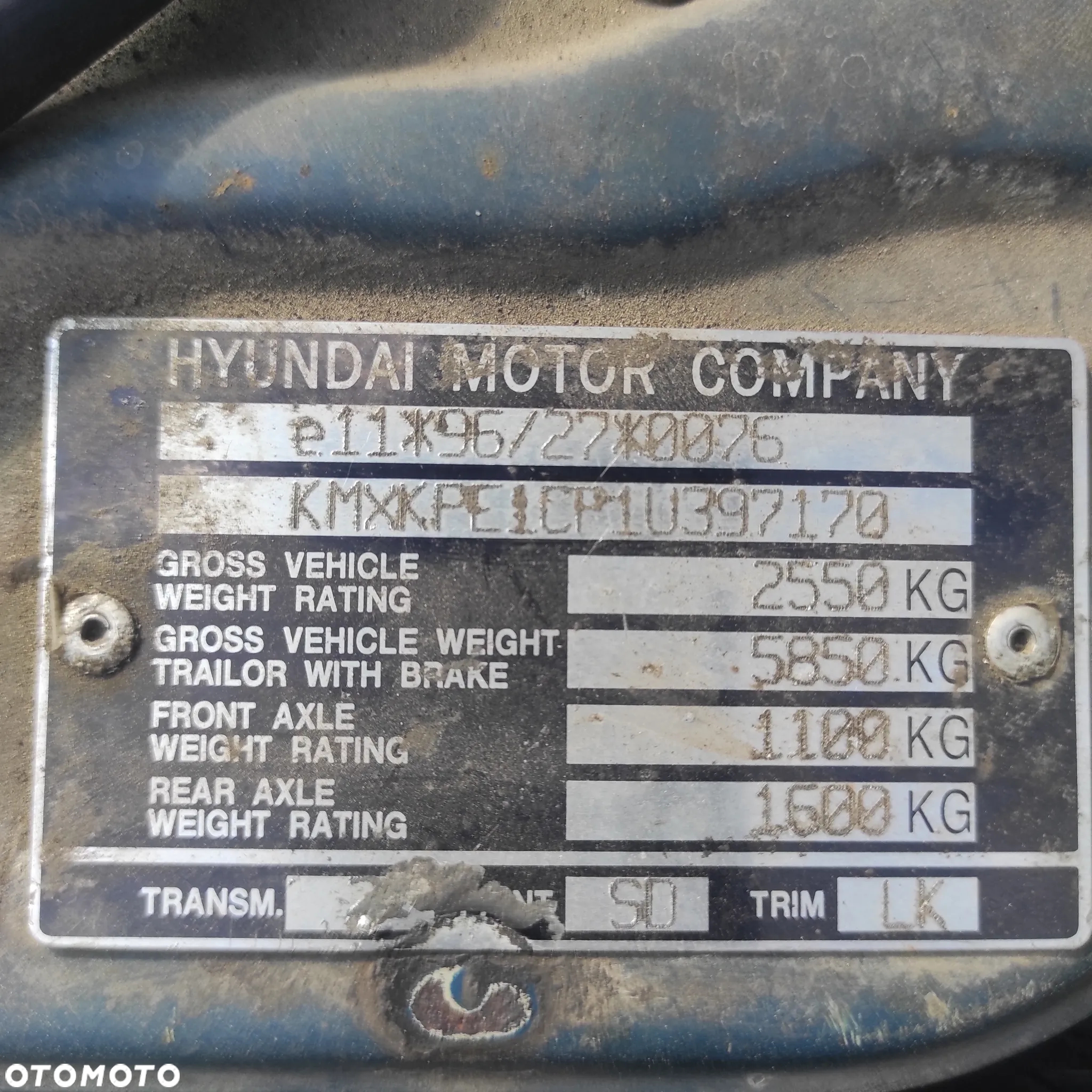 Hyundai Galloper LWB7 2.5 D intrcooler - 14
