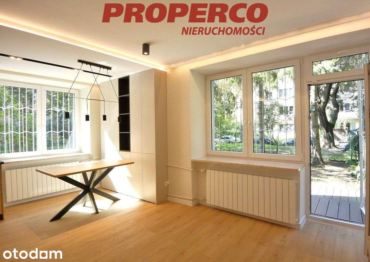 Mieszkanie 39m2 Mokotów, ogródek ok. 120m2