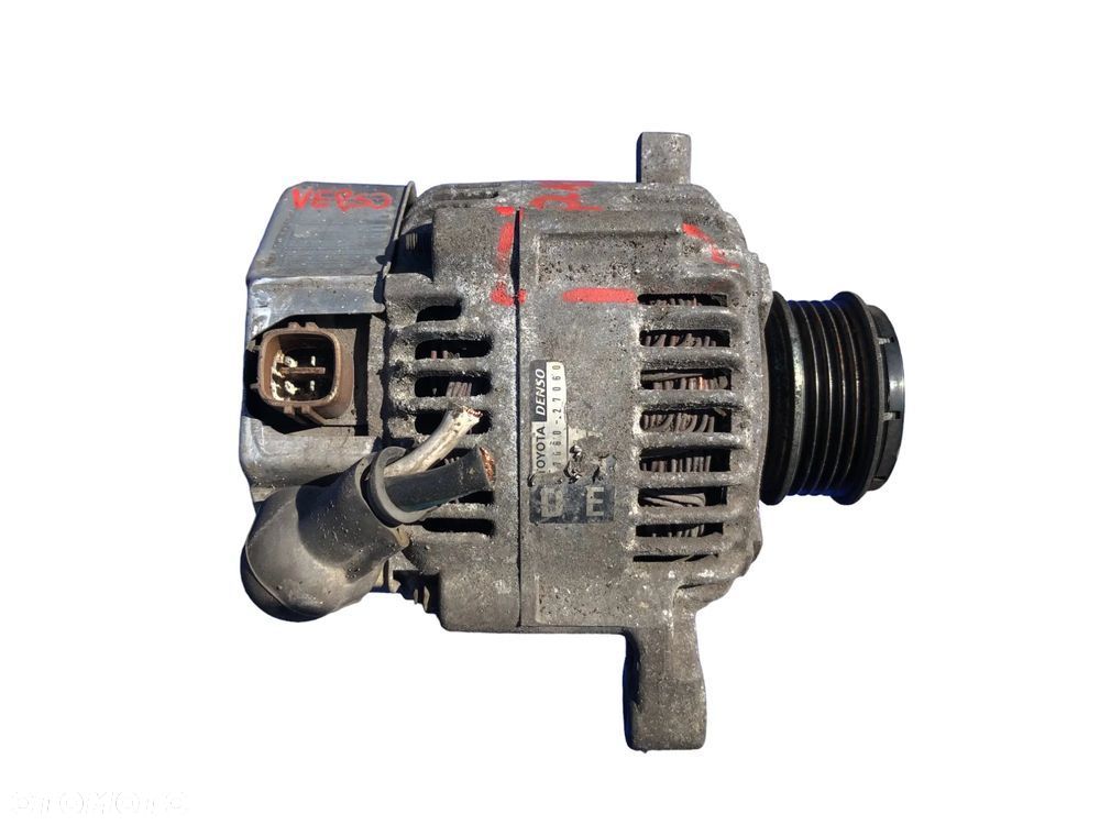 P-1882.  Alternator 27060-27060 Toyota Corolla E12 Verso 2.0 D4D Diesel Uszk. - Gwarancja Wysyłka - 6