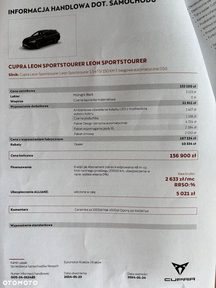 Cupra Leon 1.5 eTSI mHEV DSG - 17