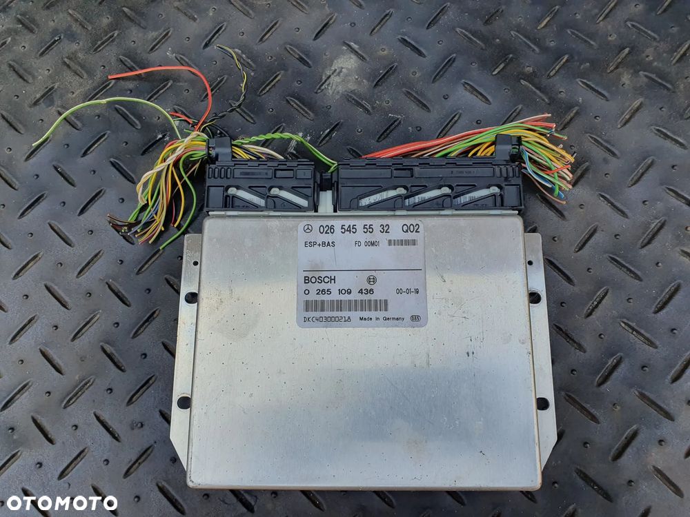 MERCEDES W210 ECU ESP ABS MODUŁ KOMPUTER STEROWNIK 0265455532 0265109436 - 1