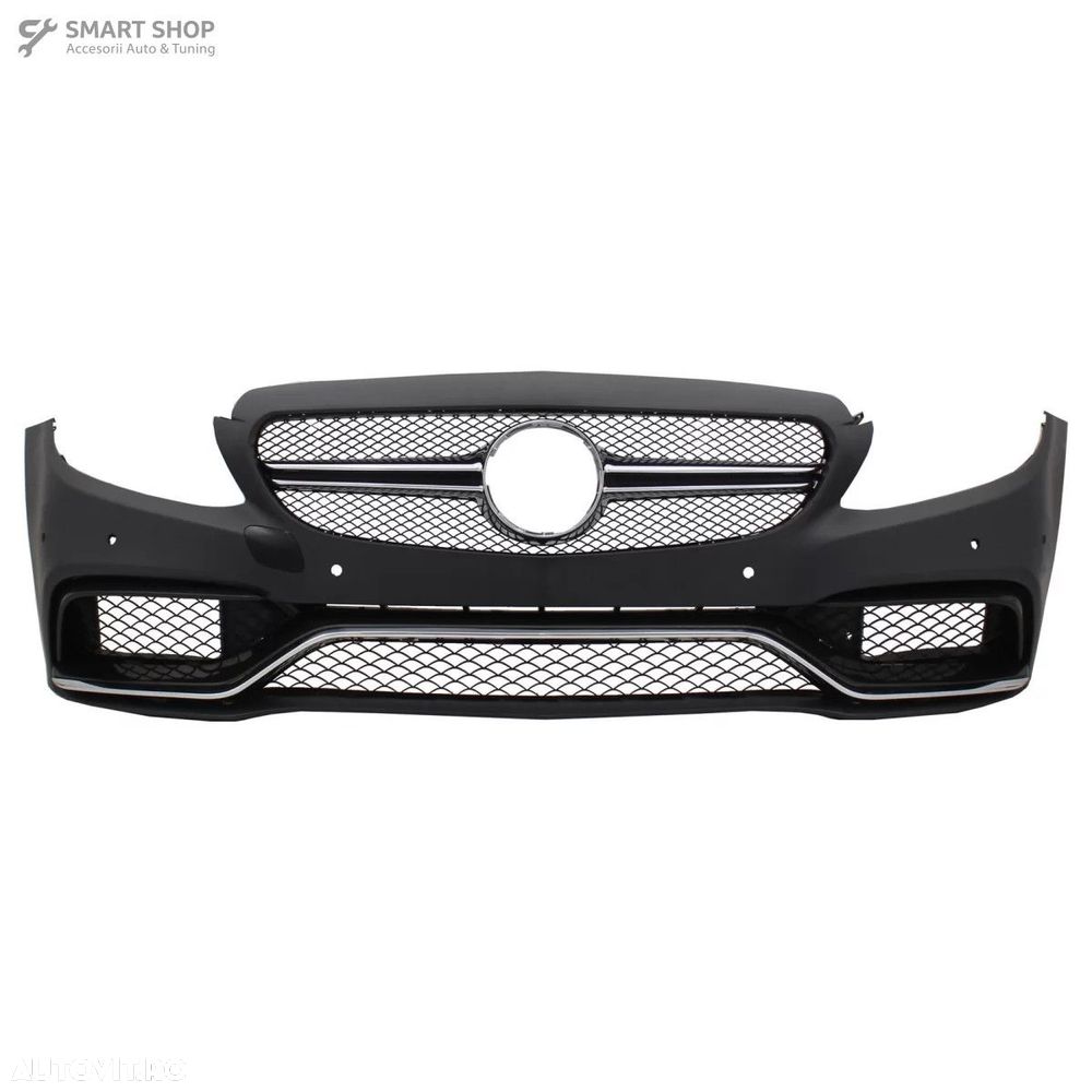 Bara Fata cu Grile si Difuzor Spate cu Ornamente Cromate Mercedes C-Cl - 2