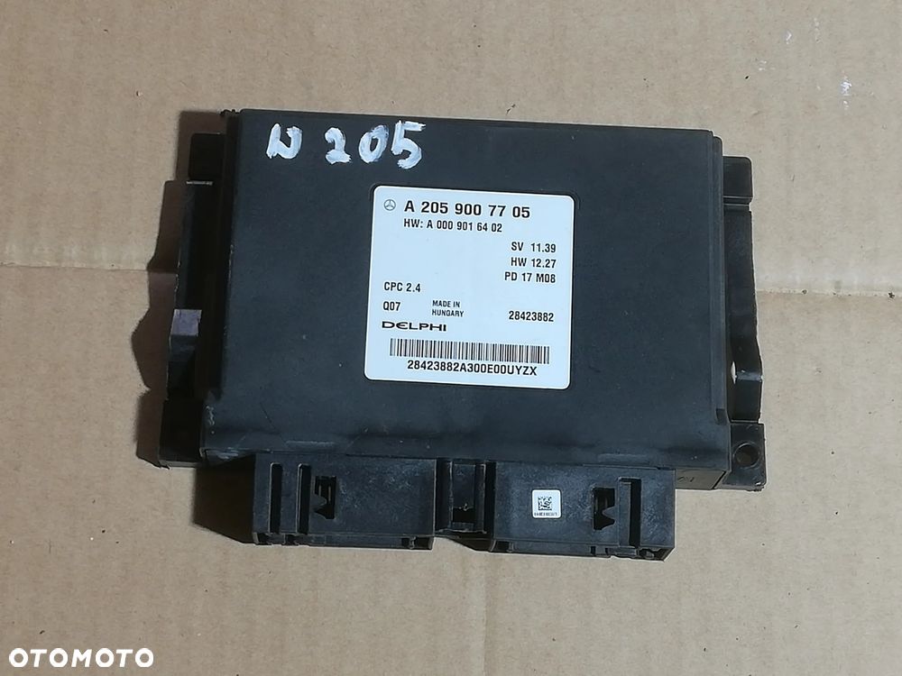 MERCEDES C KLASA W205 moduł sterownik skrzyni biegów automat A2059007705