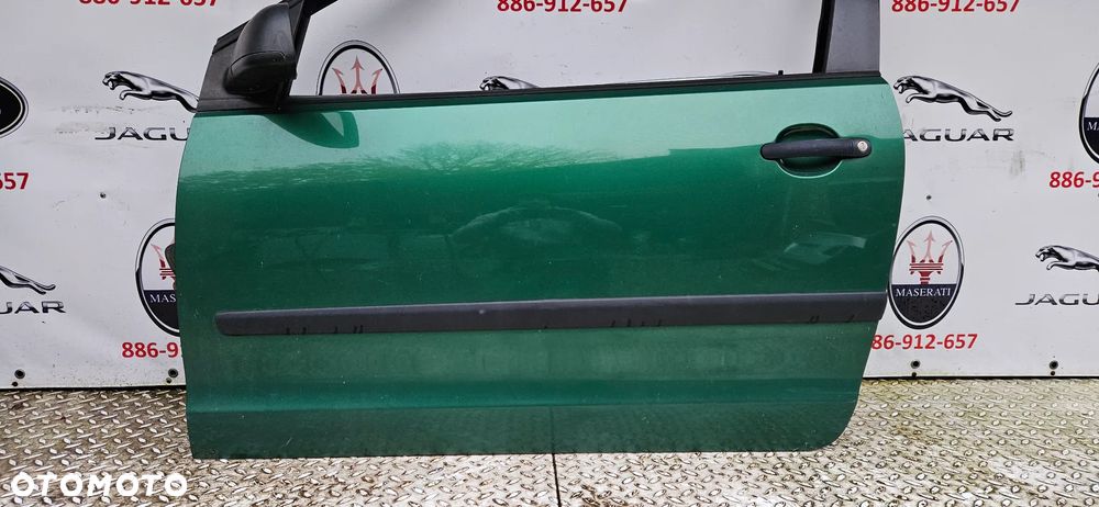 VW Polo 9N IV 4 Kompletne drzwi przód lewy Drzwi przednie lewe Wersja 3D 3 drzwi KOLOR LA6S EUROPA - 4