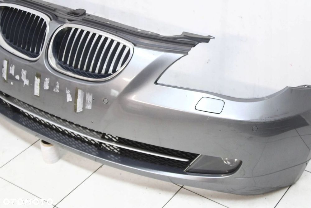 BMW 5 E60 E61 LIFT 2007R- ZDERZAK PRZÓD PRZEDNI PDC XENON A52 - KOD LAKIERU - 7