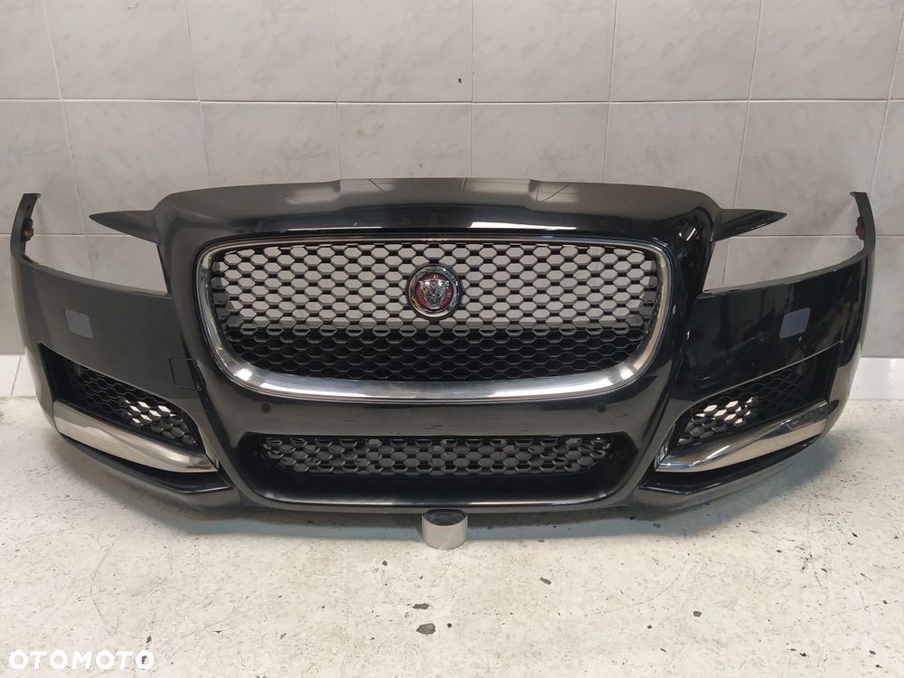 JAGUAR XF X260 ZDERZAK PRZÓD PRZEDNI KOMPLETNY 4XPDC SPRYSKIWACZE GRILL ATRAPA CHŁODNICY ZNACZEK ORYGINAŁ - 2