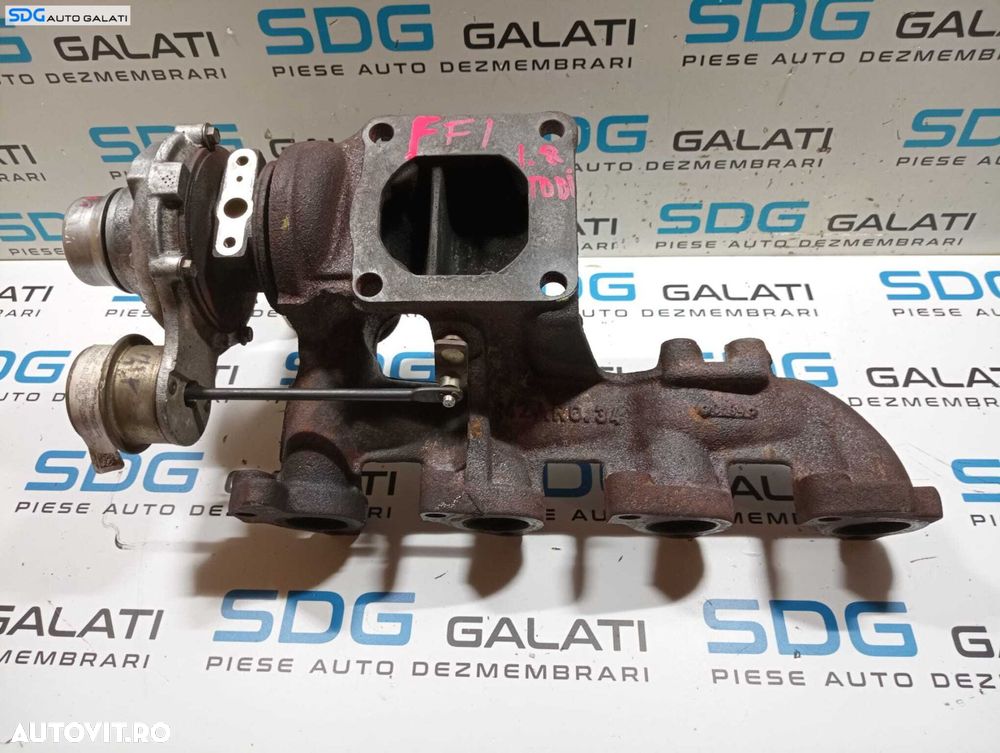 Turbo Turbina Turbosuflanta Ford Focus 1 1.8 TDDI 55 66 KW C9DC C9DA C9DB BHDA BHDB 1998 - 2004 Cod XS4Q-6K682-DC [M6863] - 8