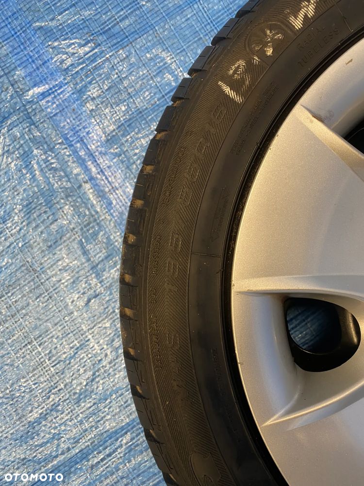KOŁA KOŁO FELGA STALOWE 6,5J 16" 5X120; 72,6mm KOMPLET  OPONY CAŁOROCZNE RUNFLAT GOODYEAR 5,4mm  KOŁPAKI OE BMW 1 SERIA E81 E87  3 SERIA E36 E46 E90 E91 ITP. - 16