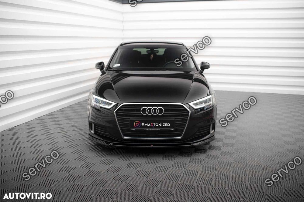 Prelungire bara fata Audi A3 Sportback 8V 2016-2020 v23 Maxton Design - 2