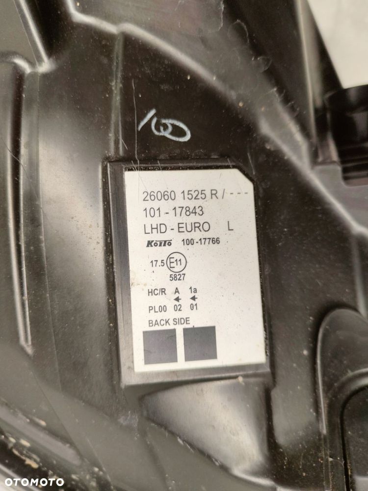 RENAULT KANGOO III LIFT LAMPA ZW CIEMNA PRAWY PRZÓD 260601525R - 10