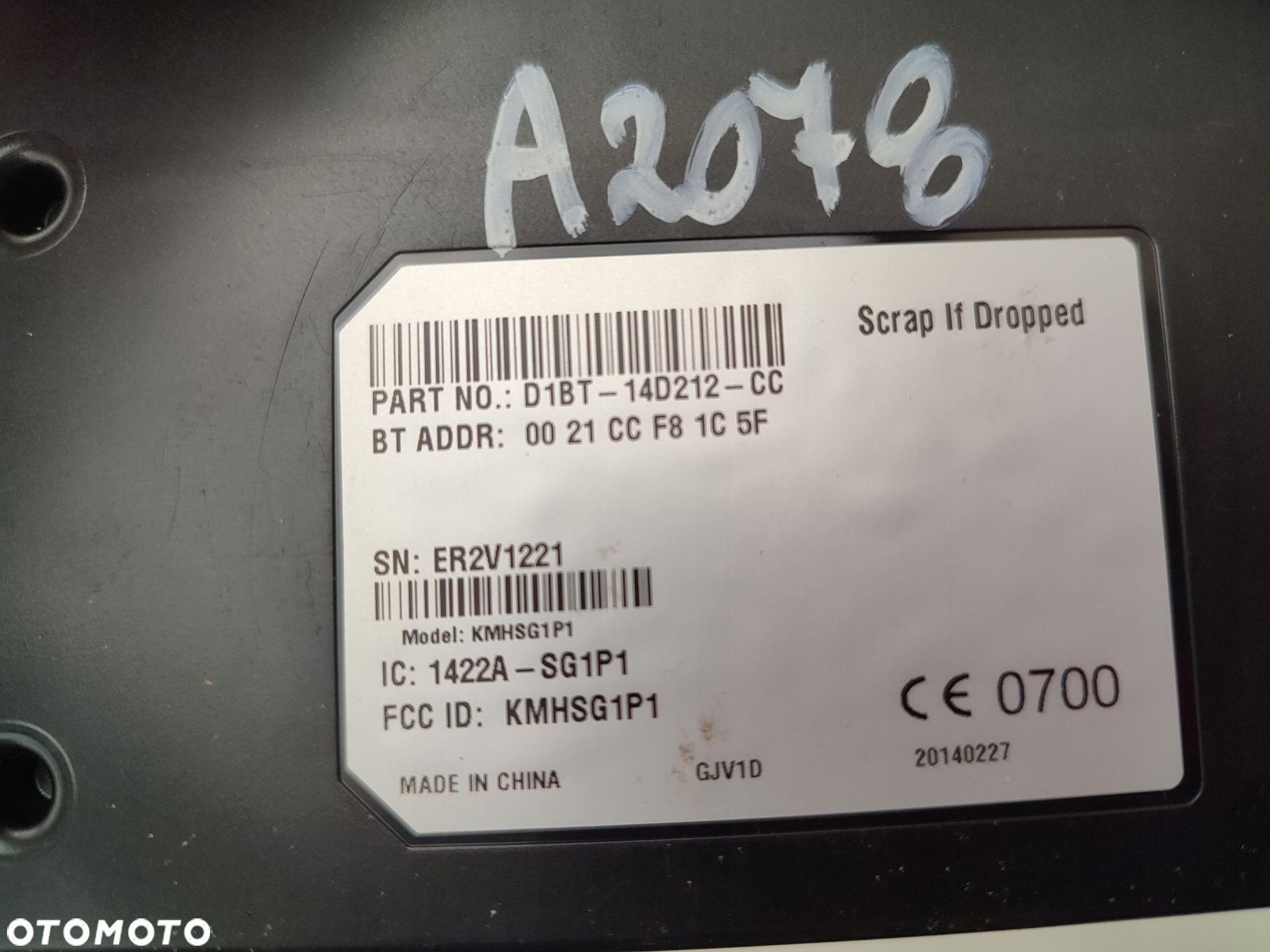 Moduł sterownik BLUETOOTH FORD FOCUS MK3 D1BT-14D212-CC - 4