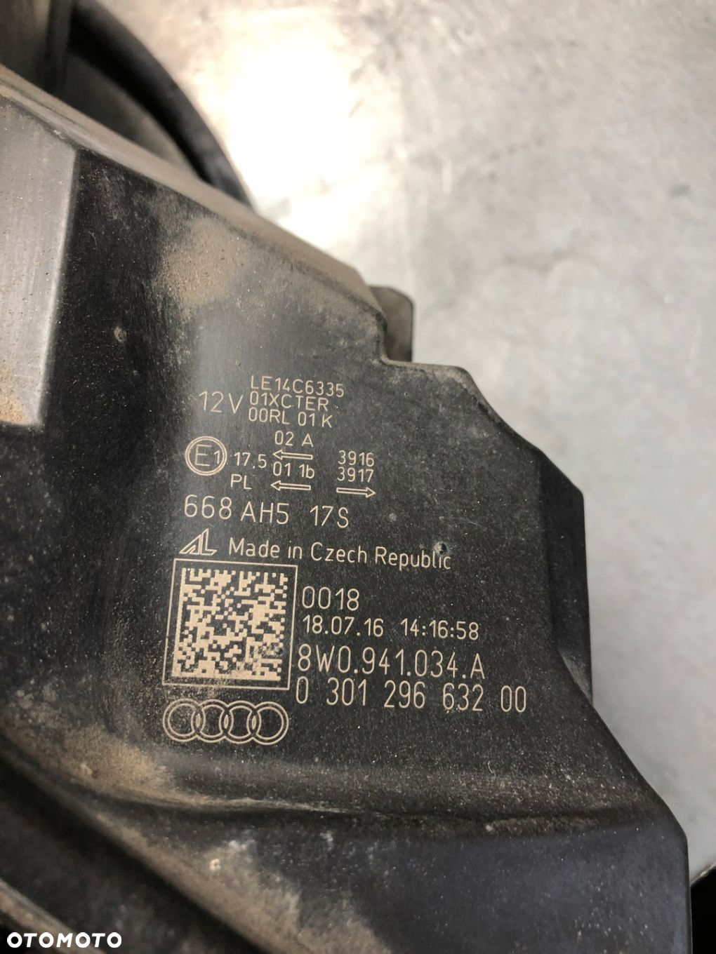 AUDI A4 S4 B9 15-19r LAMPA PRZEDNIA PRAWA BI-XENON FULL LED 8W0941034A - 10