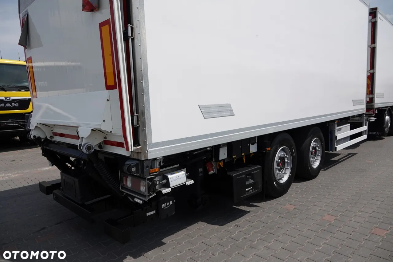 Scania P 410 / CHŁODNIA / ZESTAW TANDEM / PRZEJAZDOWY / 3x Agregat THERMO KING - FRIGO BLOCK / 3x WINDA ZAŁADOWCZA / MUTITEMPERATURA  PO ZŁOTYM KONTRAKCIE SERWISOWYM - 8