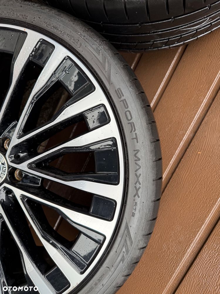 Oryginalne czarne felgi z czujnikami Mercedes W223 S- Class 20" + opony Dunlop - 4
