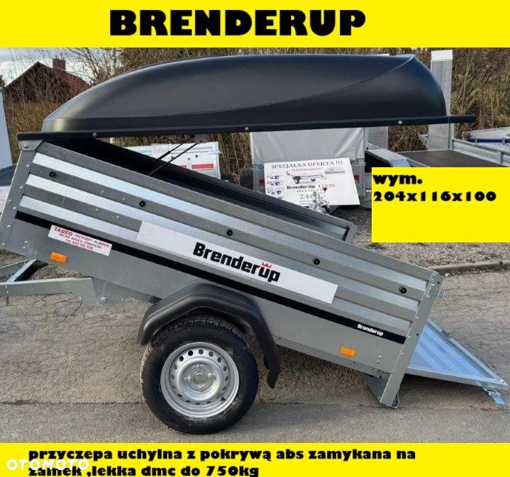 Brenderup 1203S 204x116x35 z plandeką płaską - 11