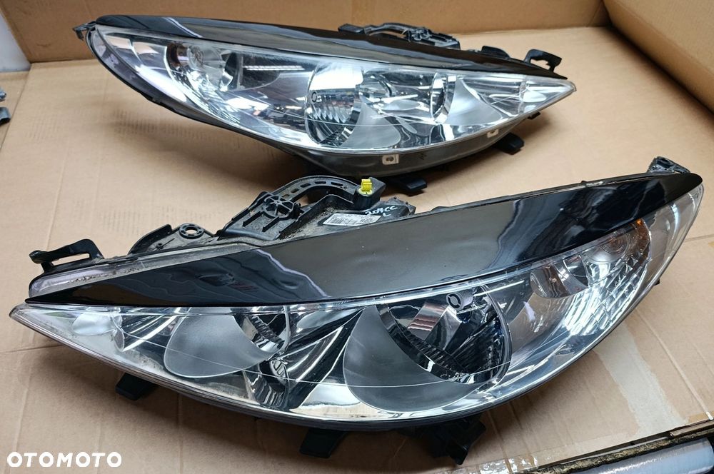 207CC lampa przednia przód reflektor Europa oryginał bez uszkodzeń Peugeot 96 499 862 80/10, 89900872, 96 499 861 80/10,