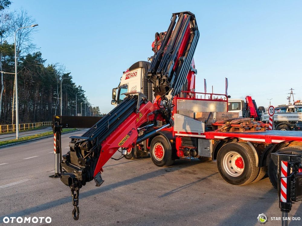 Volvo FH500 8x4 PALFINGER PK 60002 F HDS Żuraw Siodło Wciągarka - 10