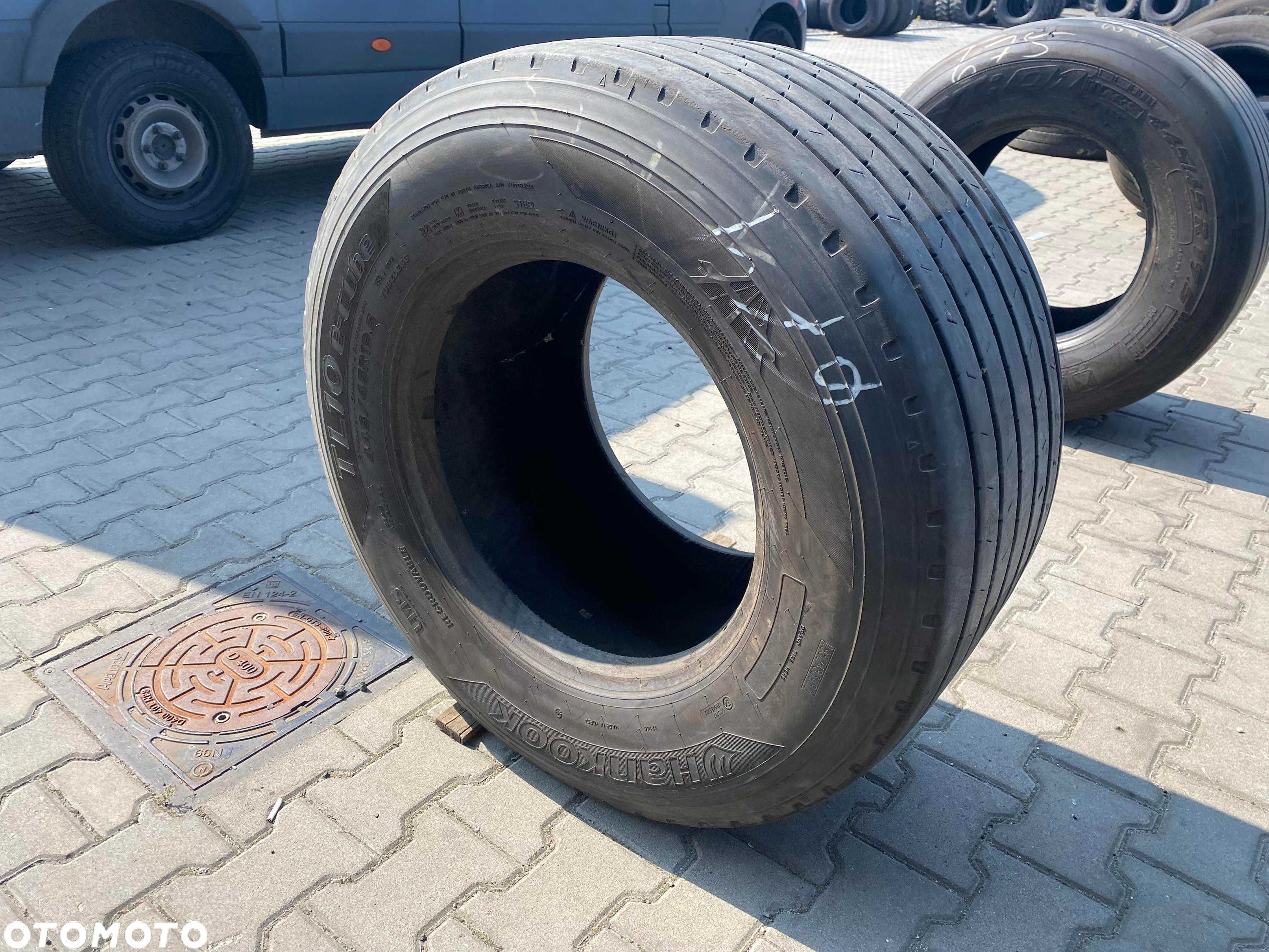Opona 445/45R19.5 HANKOOK E-CUBE MAX TL10 Naczepowa 9-10mm - 4