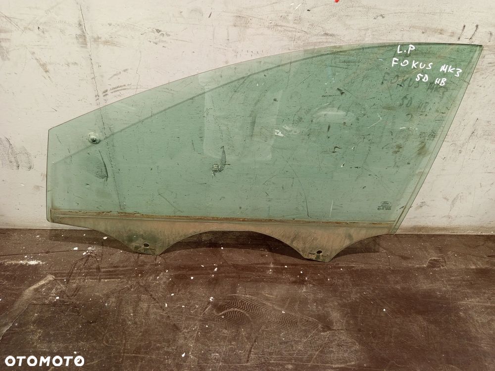 FORD FOCUS MK3 HB 5D 10-13r. 1.6 TDCI SZYBA LEWA PRZEDNIA - 1