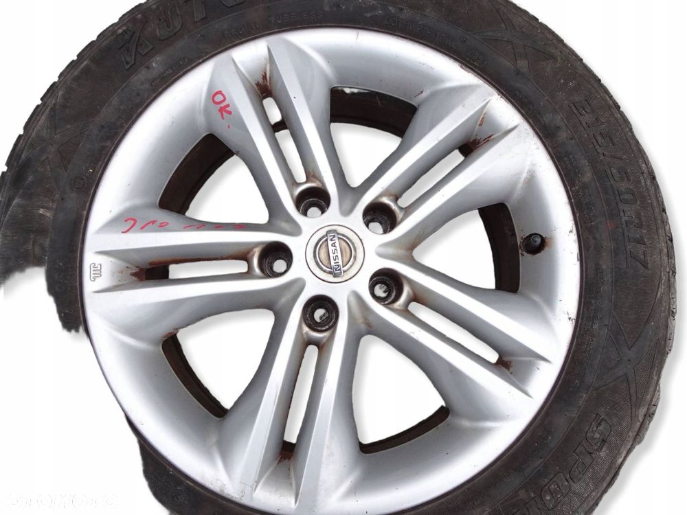 alufelgi z oponami kpl. nissan qashqai j10 17" 5x114.3 et 40 - 8