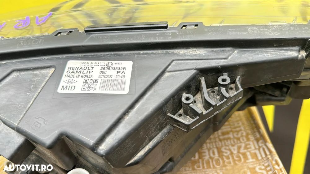 Far renault arkana stanga L E D 260603632R - 7