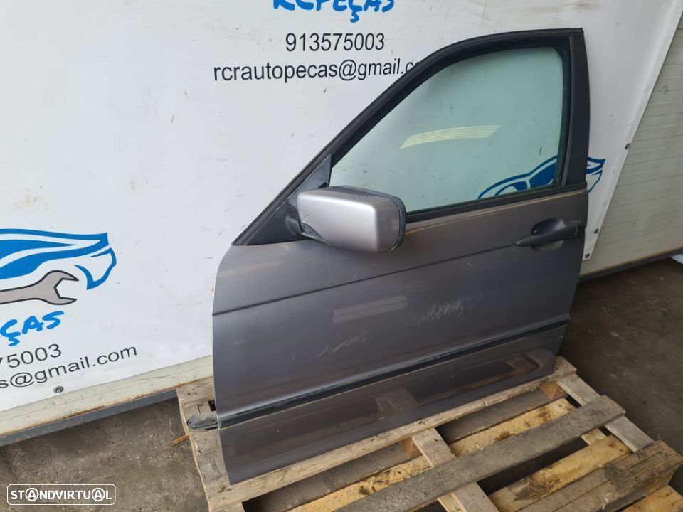 PORTA FRENTE FRONTAL ESQUERDA BMW SERIE 3 E46 FECHO ELEVADOR MOTOR PUXADOR VIDRO - 1