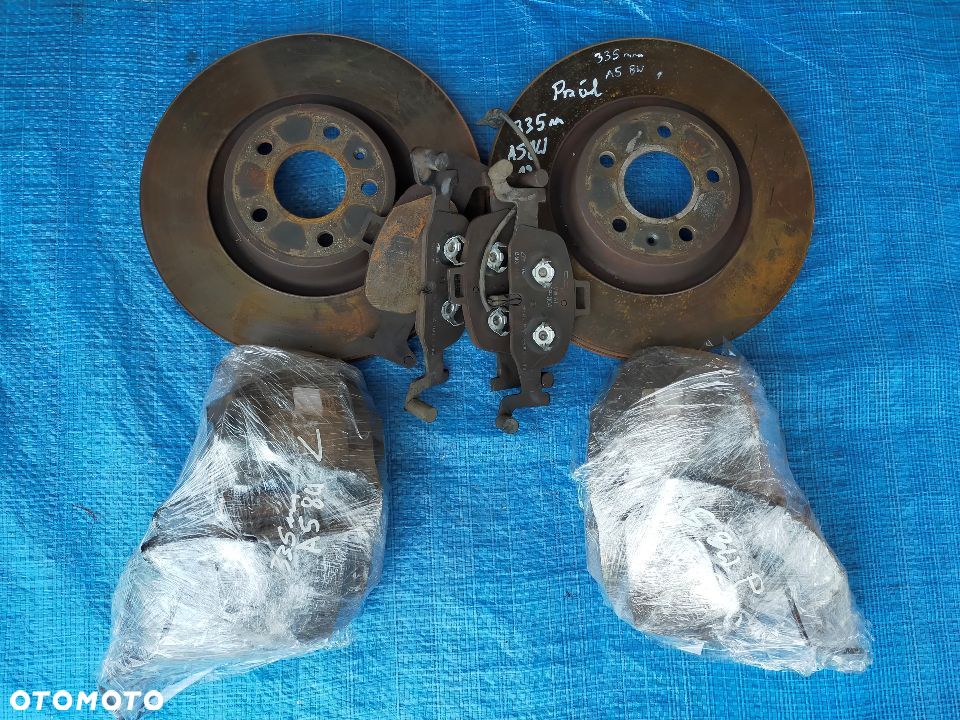 Audi A5 8W A4 B9 335mm Zacisk Hamulcowy Przód Zaciski Hamulcowe Tarcze Klocki