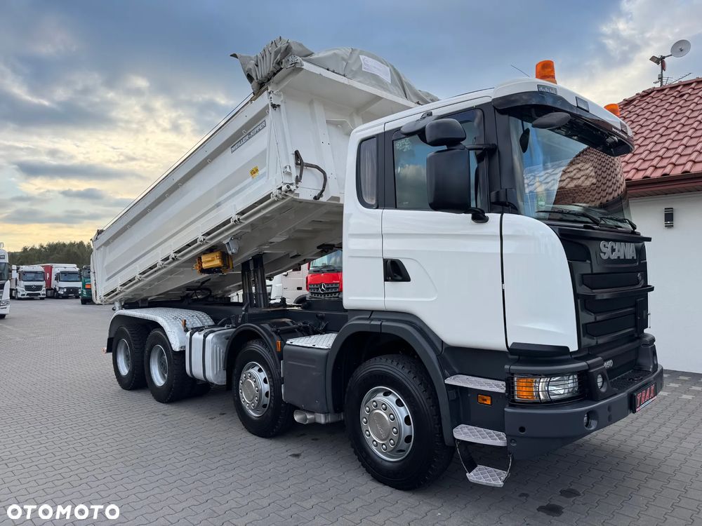 Scania R450 bez EGR, 8x4 wywrotka 3-str.MEILLER, 34000 kg DMC, BORDMATIC, ZWOLNICE, 2017r IDEALNY STAN - 2
