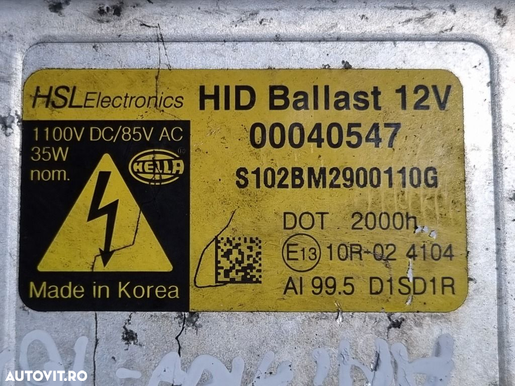 Balast Xenon Opel Antara Facelift 2010 - 2015 (1047) 00040547 - 3