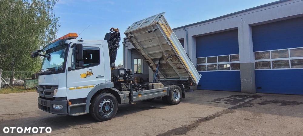 Mercedes-Benz ATEGO 1224K, HDS HIAB, WYWROTx3, Z NIEMIEC, BRUTTO - 34