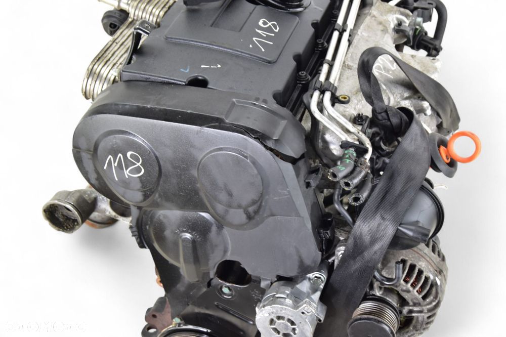 Silnik TOURAN AUDI A3 8P TOLEDO III GOLF V 2.0 TDI 140KM BKD  KOMPRESJA - 12