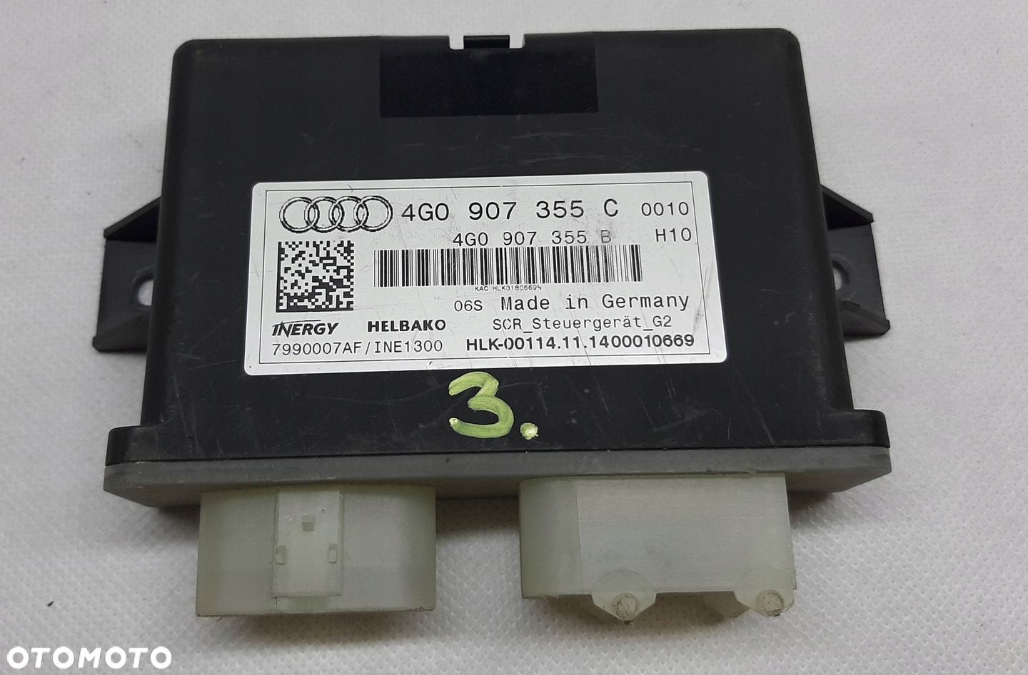 Audi A6 C7 A7 Sterownik układ AdBlue 4G0907355C moduł 4G907355B h10 - 1