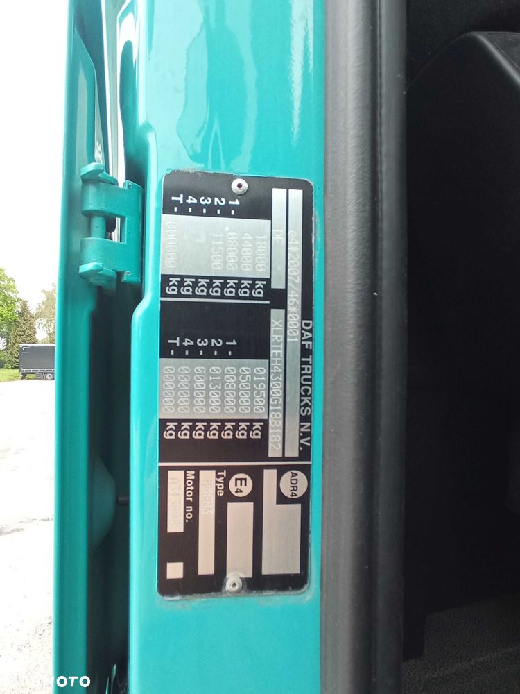 DAF XF 106 480 Intarder ACC EcoRoll Alufelgi Space Cab Standard - 13