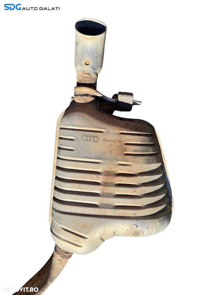 Ansamblu Complet Evacuare Toba Tobe Teava Esapament FInala Audi A6 C6 4F 3.0 Diesel 2004 - 2011 Cod 4F0253611AA 4F0253612AA [LC2175] - 4