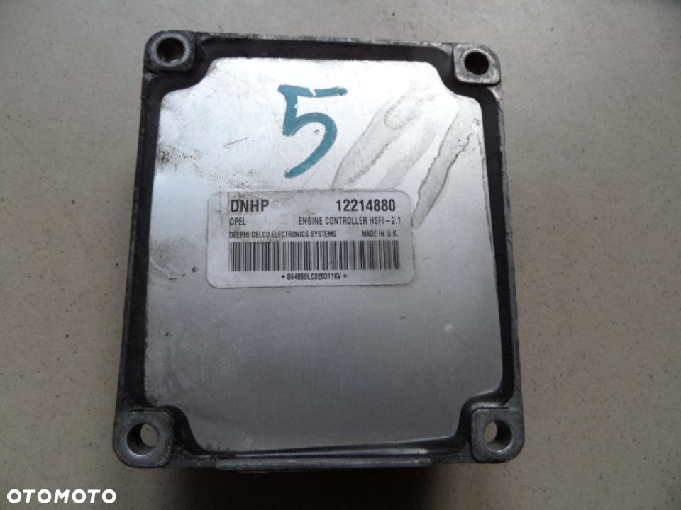 STEROWNIK KOMPUTER OPEL ZAFIRA A 12214880 - 4