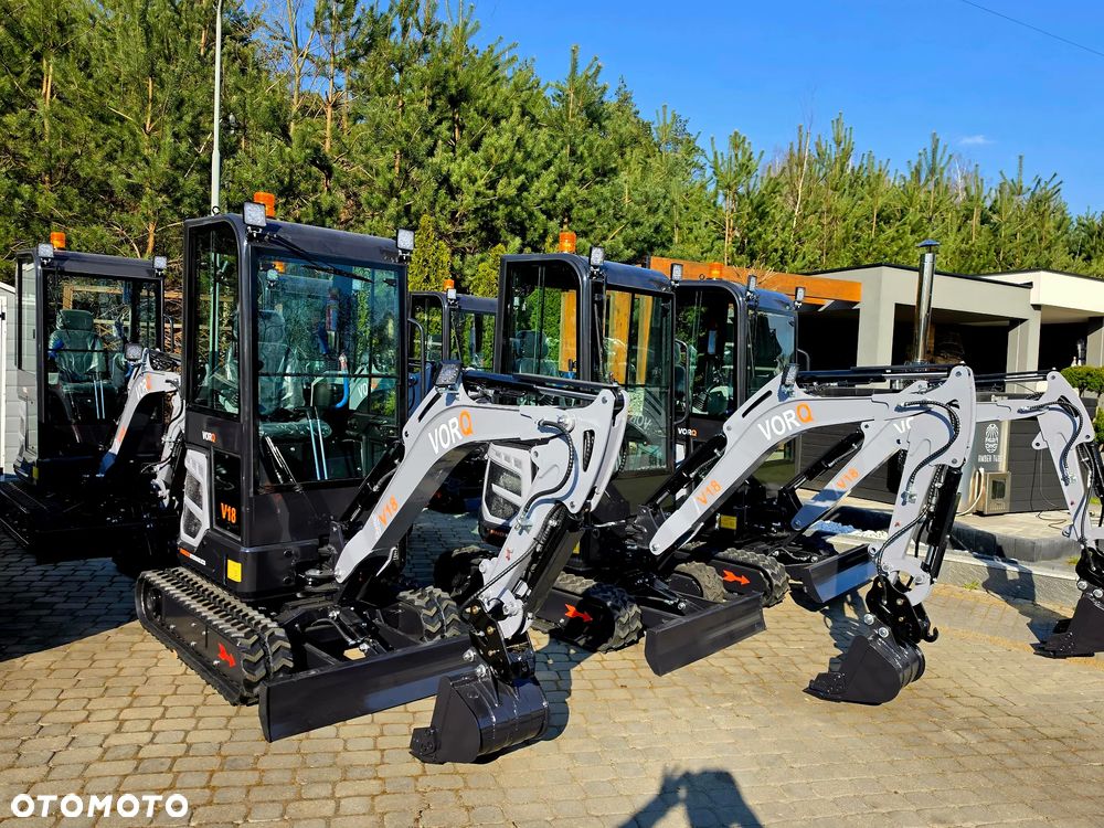 Inny Nowa minikoparka VORQ V18 - KUBOTA D722 , 3 łyżki w zestawie - 1