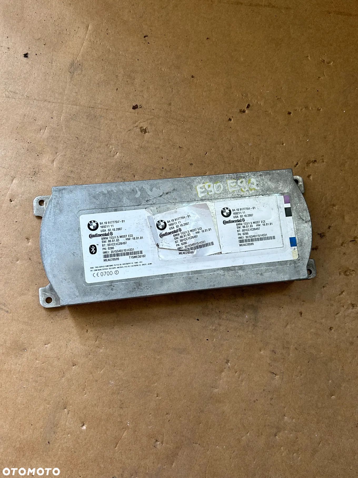 BMW E61 MODUŁ BLUETOOTH 9177754 - 1