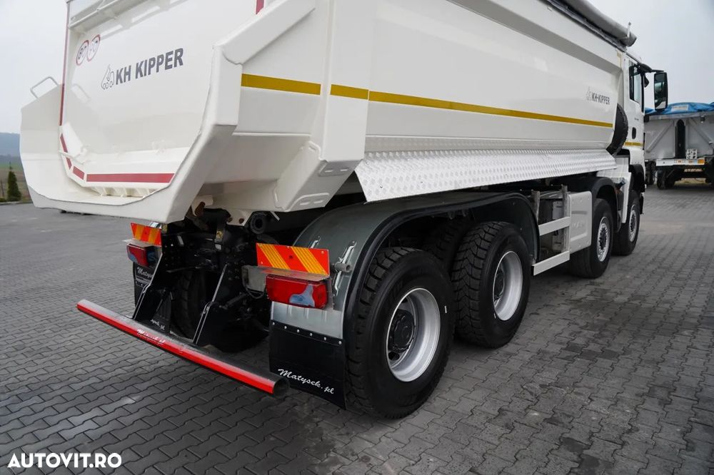 MAN TGS 41.460 / 8X8 / ​​​​BASCULĂ SPATE / KH KIPPER / MANUALĂ / NAVI / EURO 6 - 19