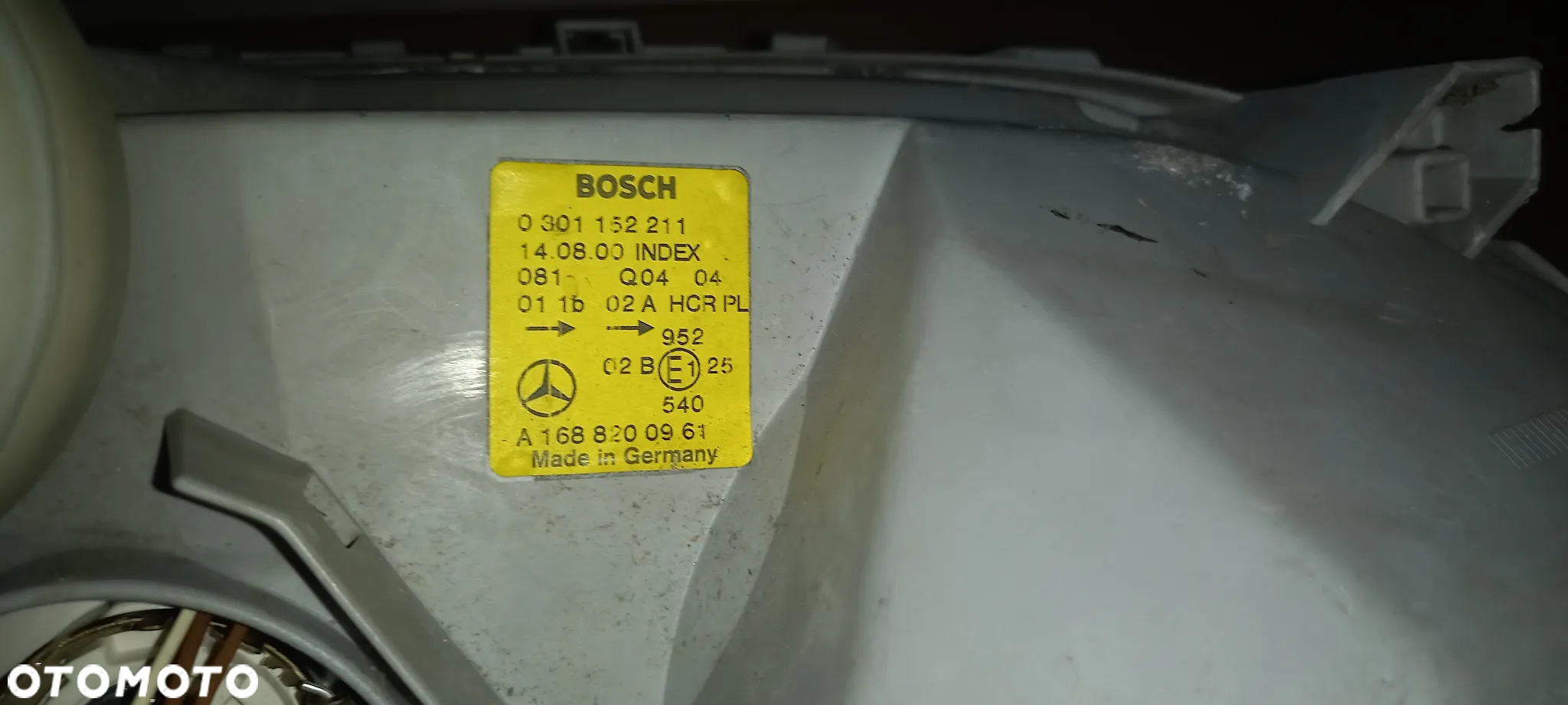Lampa przód przednia lewa Mercedes A-klasa W168 - 4