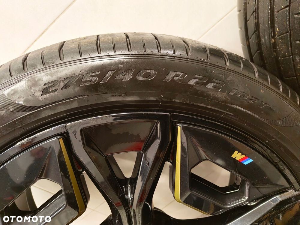 BMW iX i20 KOŁA FELGI 22 CALE OPONY LETNIE PIRELLI 275/40R22 M-PAKIET - 11