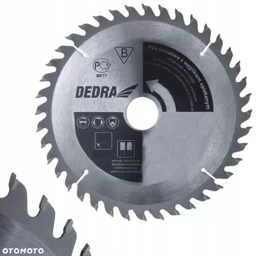 Piła tarczowa do drewna 60z śr.350x30 mm H35060 dedra - 7