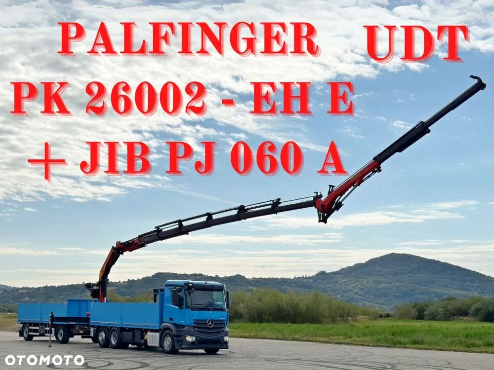 Mercedes-Benz ANTOS 2545 + PK 26002 - EH E + JIB PJ 060A + PILOT + PRZYCZEPA - 1